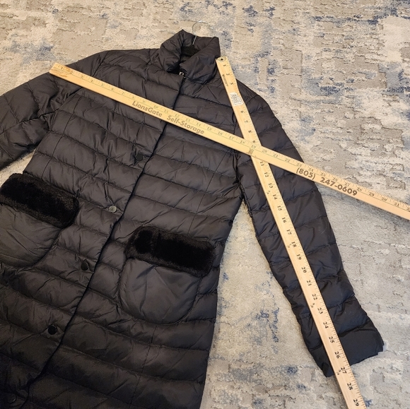 rrig by basic house korea black down long puffer coat estimated size xs/small. - Picture 5 of 16